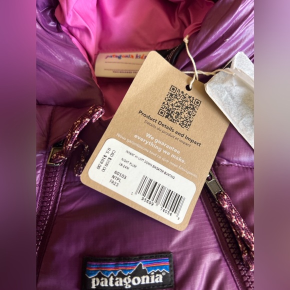 New Patagonia Hi-Loft Down Bunting
18-24 mos unisex - Picture 2 of 4